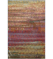 Eliana Home Baskılı, Yıkanabilir Kaymaz Taban Salon Halısı LNA1735 100x150 cm (Kırmızı)