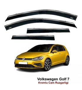 Volkswagen Golf 7 Kromlu Cam Rüzgarlığı Niken