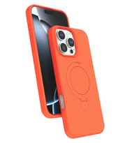 iPhone 16 Pro Max Regal Magsafe Standlı Kapak - Turuncu
