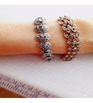 HÜRREM SULTAN  MOTİFLİ ZİRKON TAŞLI YAZ TAKISI BİLEKLİK.UZUNLUK 18 CM UZUN SÜRE KULLANIMA DAYANIKLI.