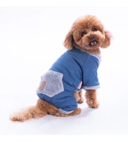 Pawstar Kedi ve KÜÇÜK Köpek Mavi Alabama Tulum 2XL Sırt43cm Göğüs58cm Boyun38cm