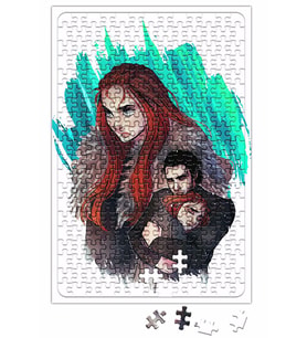 Game of Thrones Sansa e Jon Puzzle 240 Parça Yapboz