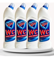 Birka WC Tuvalet ve Pisuvar Temizleyici 4 Adet x 750 ml - Güçlü Pas ve Kireç Çözücü