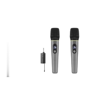 Profesyonel Kablosuz Uhf 2 Mikrofonlu Set 6.35 Mm - Gri HDX2791G