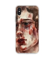 Iphone X ve XS Uyumlu Aesthetic Tasarımlı Şeffaf Telefon Kılıfı