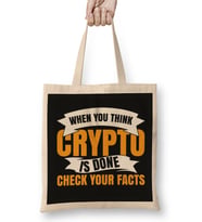 Crypto Bull Market Bitcoin Bez Çanta Uzun Saplı
