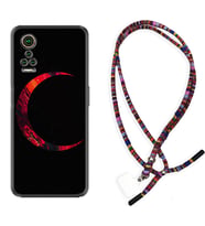 General Mobile GM 21 Pro GM 22 Pro Plus Kılıf Boyun Asklı Rasta Silikon Red Moons 1747