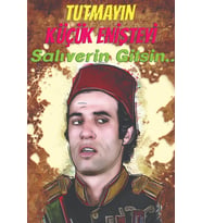 Kemal Sunal Yeşilçam Vazgeçilmezleri Karikatür 50x70 Retro Afiş