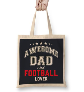 Fathers Day Awesome Dad And Cider Lover Bez Çanta Uzun Saplı