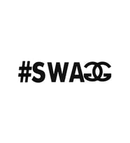 Jdm Hashtag Swagg Oto Sticker 20 Cm