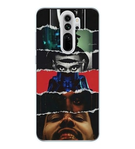 Redmi Note 8 Pro Uyumlu The Weeknd Tasarımlı Şeffaf Telefon Kılıfı