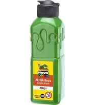 Yeşil Akrilik Boya 250 gr 1 Adet Su Bazlı Akrilik Boyası Hobi Sanatsal Boy Tuval Ahşap Metal