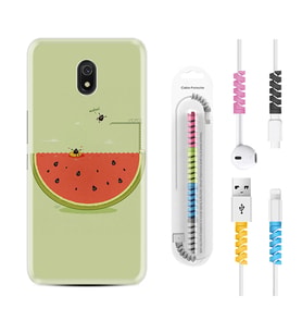 Xiaomi Redmi 8A 8 Pro 9C 9T 10C 11T Pro Kılıf Kablo Koruma Spiral Silikon Woohoo 1373