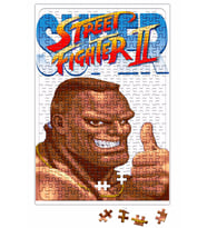 Street Fighter 2 Sagat Puzzle 240 Parça Yapboz