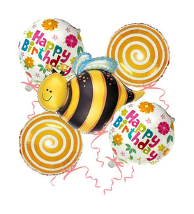Arı Happy Birhtday Folyo Balon 5 li Set