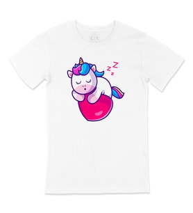 Uykucu Unicorn Tişört