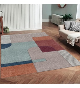 Eliana Home Dijital Baskı Yıkanabilir Kaymaz Taban Salon Halısı Ve Yolluk LN028-FNL287 (Kahverengi)