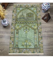 Dijital Baskılı, Yıkanabilir, Yumuşak Dokulu Çocuk ve Yetişkin SECCADE 65x115 cm  S-DOT-SN-037