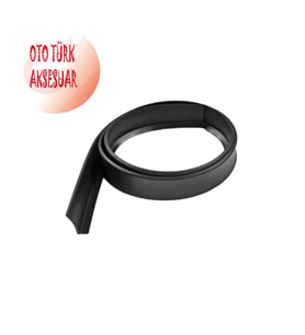 Tampon Altı Lip En:7Cm  Boy: 230Cm Siyah Tüm Araçlara Uygun