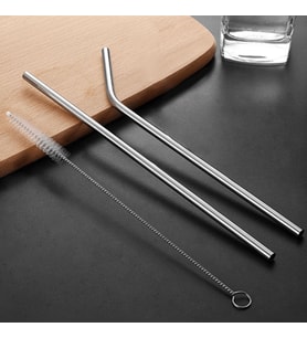 3 Parça Paslanmaz Çelik Pipet Seti