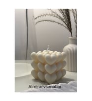 Kalplibuble Mum 1 Adet Beyaz Beyaz