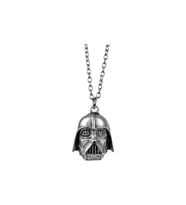 Star Wars Darth Vader Eskitme Antik Gümüş Kaplama Erkek Kadın Kolye
