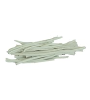 LokmanAVM Bağlama Teli Tel Klips Pvc Kaplamalı Beyaz 500 Gr Takribi 500 Adetli 1 Paket