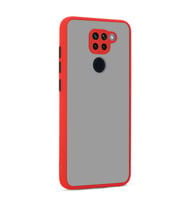 Xiaomi Redmi Note 9 Kılıf Kamera Korumalı Mat Kapak (Kırmızı)
