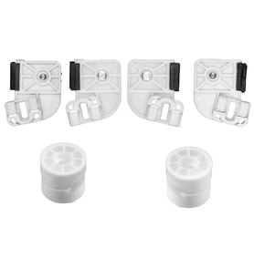 Volkswagen Transporter T5 için Cam Kriko Plastiği ve Makarası-Sağ-Sol-Set