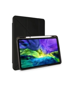 Newface Apple iPad Air 4 10.9 Kılıf Kalemlikli Mars Tablet Kılıfı - Siyah