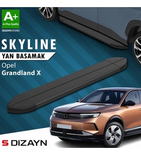 Opel Grandland X 2 Hybrid Skyline Siyah Yan Basamak 183 Cm 2024 Üzeri A+ Kalite