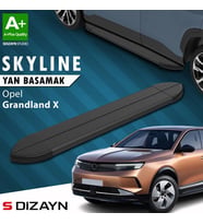 S-Dizayn Opel Grandland X 2 Hybrid Skyline Siyah Yan Basamak 183 Cm 2024 Üzeri A+ Kalite