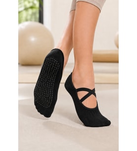 2 Çift Burun Dikişsiz Kadın Yoga/Pilates Çorabı