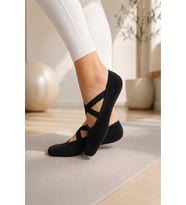 2 Çift Burun Dikişsiz Kadın Yoga/Pilates Çorabı
