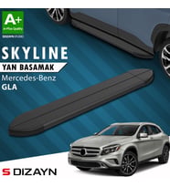 S-Dizayn Mercedes GLA X156 Skyline Siyah Yan Basamak 183 Cm 2013-2020 A+ Kalite