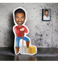 Yastık Adam  Sevimli Çiftçi Bebek Yastık-19