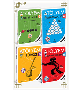 Arı Yayıncılık ARI YAYINLARI 6. SINIF MATEMATİK + FEN BİLİMLERİ + TÜRKÇE VE SOSYAL BİLGİLER ATÖLYEM SETİ (Çok Renkli)