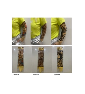 Kızlar Serisi 3 çift 6 adet Giyilebilir Dövme Sleeve tattoo  Set29