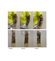 Kızlar Serisi 3 çift 6 adet Giyilebilir Dövme Sleeve tattoo  Set29