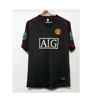 Cristiano Ronaldo 2008 Kısa Kol/şampiyonlar Ligi Forması-siya (Siyah)