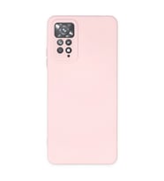 Xiaomi Redmi Note 11 Pro Kılıf Nano İçi Kadife Silikon - Pudra