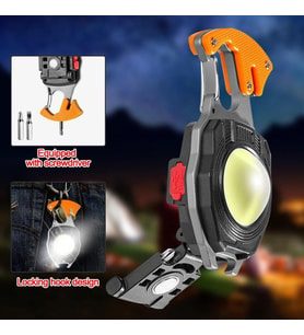 Powerdex PD-808 Çok Fonksiyonlu Fener (Turuncu)