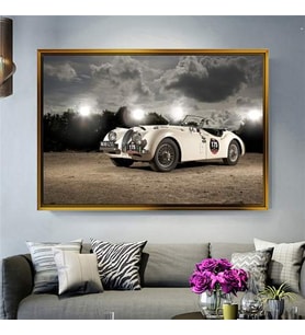 Altın Çerçeveli dekoratif tablo a1959 (Gold)