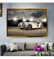 Altın Çerçeveli dekoratif tablo a1959 (Gold)
