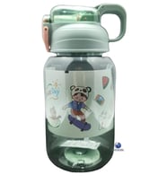 Vagonlife Kilitli Kapak ve Kalın Pipetli 600 ML Suluk (Karışık Renk 1 Adet)