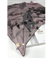 Bosphorus Çift Taraflı İpek Twill Eşarp 89147112