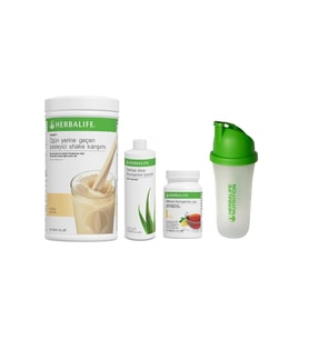 Vanilya Set (shake+çay50g+aloe)+shaker