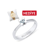 Bella Gloria 0.09ct Tektaş Pırlanta Yüzük