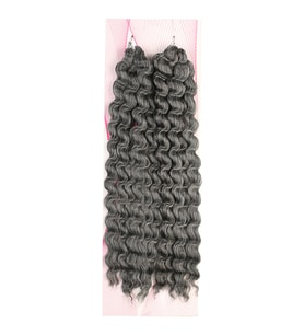 Mulvxprk  Prk02 Nice Bulk Afro Su Dalgası Saç - Koyu Gri (Mulvix)