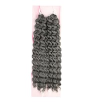 Mulvxprk  Prk02 Nice Bulk Afro Su Dalgası Saç - Koyu Gri (Mulvix)